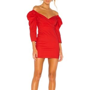 Lovers + Friends mini red dress